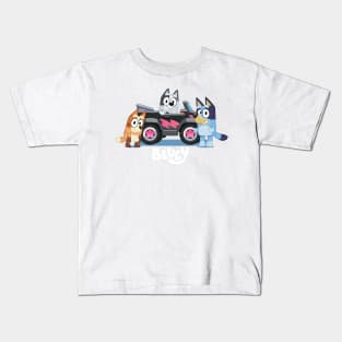 Bluey Pizza Girls Kids T-Shirt